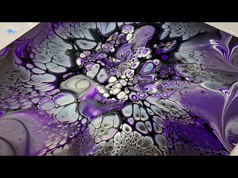 Видео: #131 Техника Блумса - Противостояние активаторов клеток флотации США |  Акриловая картина заливки