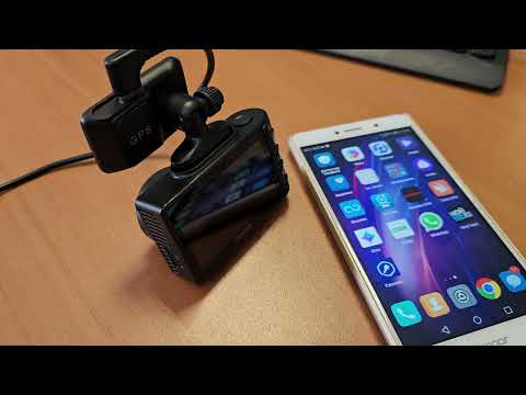 Видео: Marubox M345GPS   обновление ПО через Wi Fi приложением MaruboxDVR на смартфоне