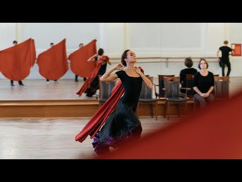 Видео: На репетиции концертной программы. Балет Игоря Моисеева.