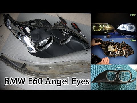 Видео: BMW E60 Angel Eyes или как заменить ангельские глазки (4K)