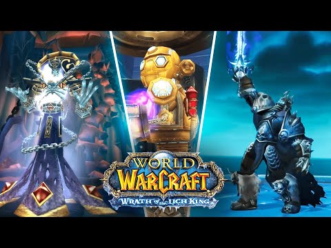 Видео: ЛУЧШИЕ БОИ С БОССАМИ в Wrath of the Lich King / WOW CLASSIC