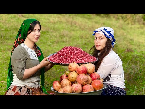 Видео: Как приготовить органическую и вкусную пасту из горного граната?!🏚