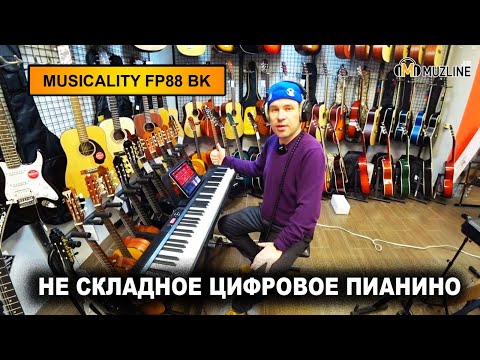 Видео: Цифровое пианино Musicality FP88 BK First Piano Обзор / Распаковка / Overview / Unboxing