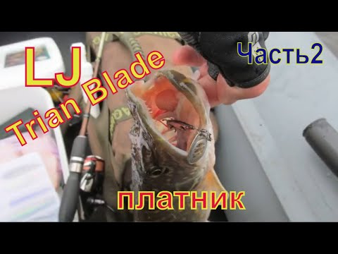 Видео: Рыбалка с Лодки. Вертушка Lucky John Trian Blade Round