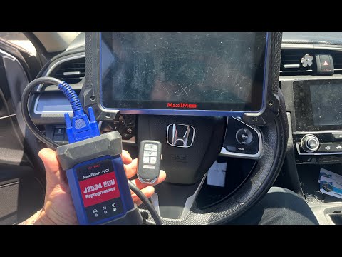 Видео: Программирование смарт-ключа AUTEL IM608 PRO HONDA CIVIC