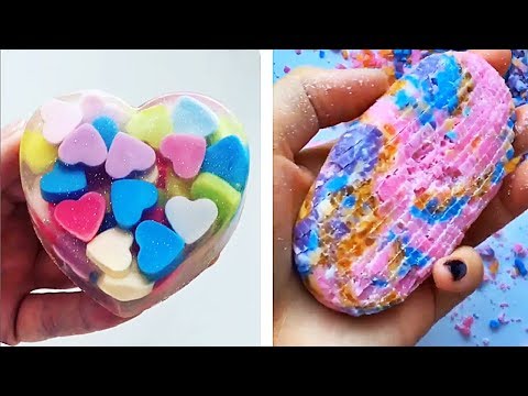 Видео: Асмр мыло резки | Удовлетворительное видео [ASMR] #14