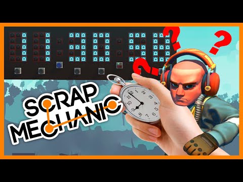 Видео: Цифровые часы в Scrap Mechanic