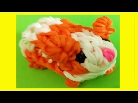 Видео: Как сделать морскую свинку, фигуру резинками с держателями без ткацкого станка
