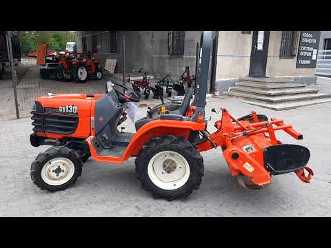 Видео: Міні трактор Kubota GB130 з грунтофрезою 110 см.  Ідеальний "МАЛЮК" !