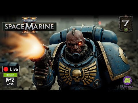 Видео: ☠ Warhammer 40k Space Marine 2 ☠ Ультрамарины против тиранид【 Stream № 7】