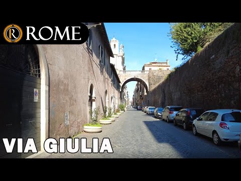 Видео: 🇮🇹 - РИМ 4K ● Виа Джулия