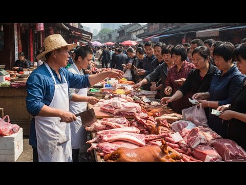 Видео: Настоящая свинина — четыре свиньи общим весом более 1800 килограммов