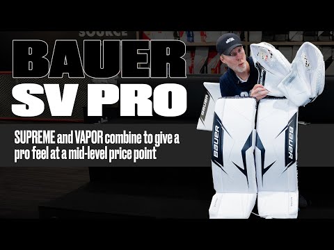 Видео: Вратарские щитки и перчатки Bauer SV Pro