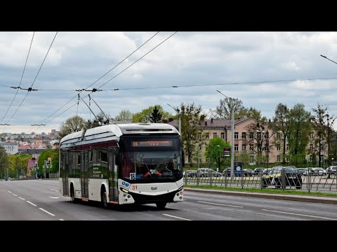 Видео: Троллейбус Гродно БКМ 321 борт номер 31 маршрут 18