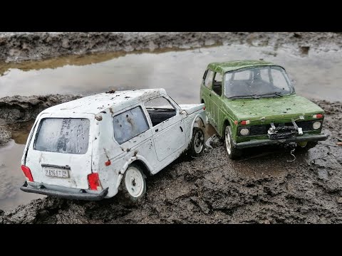 Видео: НИВЫ из ПЛАСТИЛИНА на Офф-роуд! Проверка на БЕЗДОРОЖЬЕ