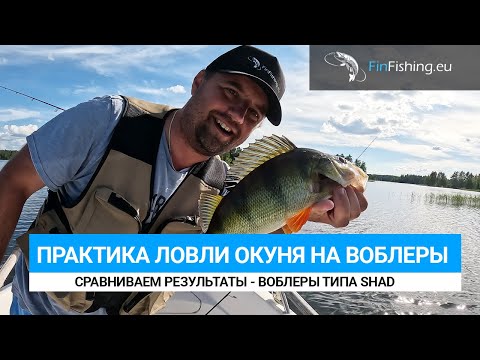 Видео: Ловля воблерами типа SHAD в Финляндии. ZipBaits Khamsin, Pontoon21 CrackJack, Kosadaka Mirage