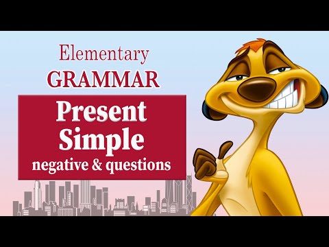 Видео: Грамматика для начинающих. Elementary. Present Simple вопросы и отрицания