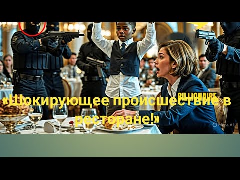 Видео: «4 напали на миллиардера в ресторане… ШОК, кто оказался официантом!»