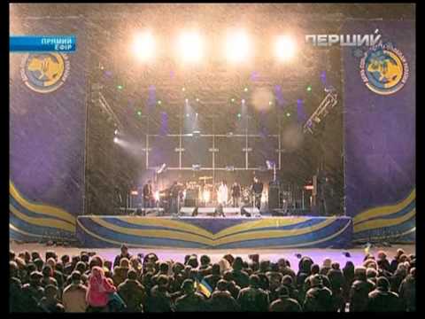 Видео: Алена Винницкая - выступление в  честь Дня Соборности