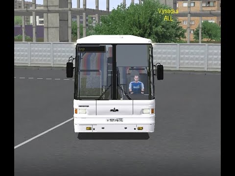 Видео: Omsi 2. Чистогорск. Маршрут 117 МАЗ-152А