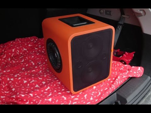 Видео: Мощная портативная колонка, самодельная.