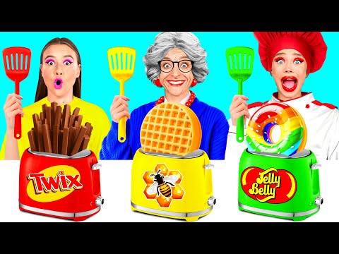 Видео: Кулинарный Челлендж: Я против Бабушки | Смешные Ситуации и Неудачи от GoFun Challenge