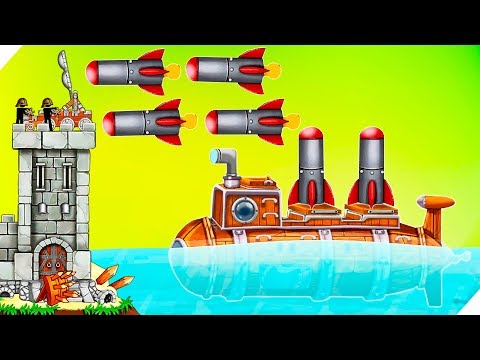Видео: САМЫЙ ПРОЧНЫЙ КОРАБЛЬ ПИРАТОВ Катапульта Атака пиратов The CatapultClash With Pirates Андроид игры
