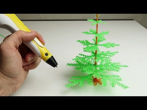 Видео: 3D РУЧКА из Китая! Рисую ЕЛКУ!