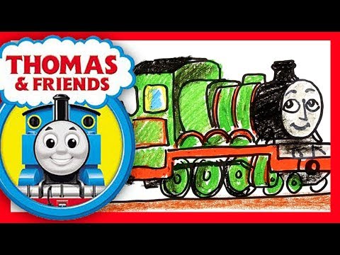 Видео: Как нарисовать Паровозик ТОМАС и друзья ГЕНРИ / урок рисования для детей