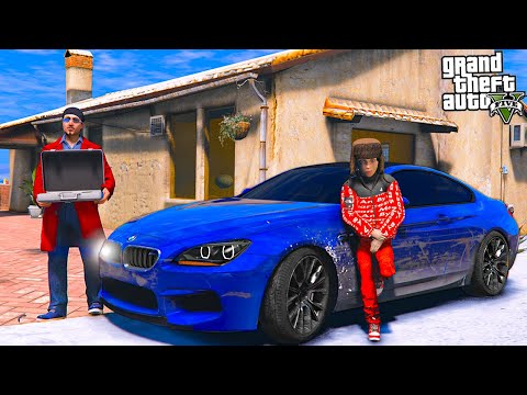 Видео: ОТЕЦ И СЫН В GTA 5 - КУПИЛ РОДИТЕЛЯМ НОВЫЙ ДОМ В ДЕРЕВНЕ! ЕЗДА ПО СНЕГУ НА BMW M6! 🌊ВОТЕР