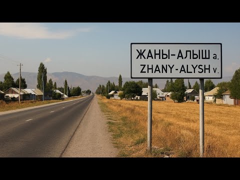 Видео: Село Жаны-Алыш, Кеминский район, Чуйская область #кыргызстан #kyrgyzstan #kyrgyzstantravel #roadtrip
