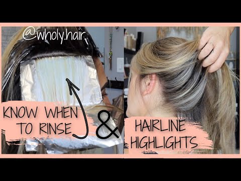 Видео: ЧАСТИЧНОЕ МЕЛИРОВАНИЕ С ФОЛЬГОЙ ПО ЛИНИИ ВОЛОС И ОКРАШИВАНИЕМ БРОВЕЙ //Wholy Hair