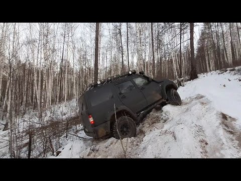 Видео: UAZ PATRIOT с двигателем IVECO на всех блоках . Штурмуем горку. У Лексуса день не задался. OffRoad