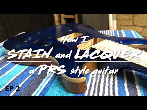 Видео: Как я покрываю лаком и морилкой гитару PRS — Часть 2 из 2