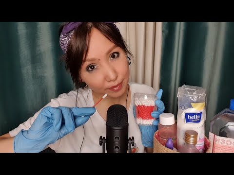 Видео: Қазақша ASMR/Бетіңізді тазартып беремін/АСМР на казахском/Чистка лица/Ролевая игра