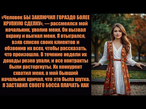 Видео: Уволенный за заключение сделки на 250 миллионов долларов, я разрушил их империю и уничтожил их...