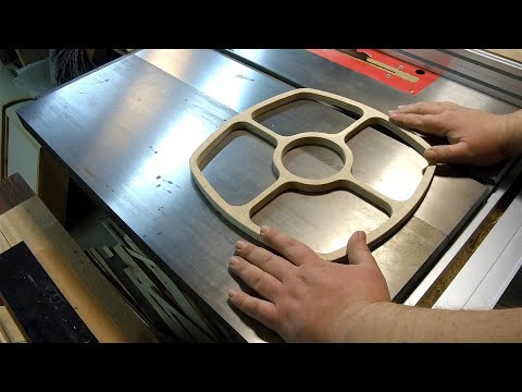 Видео: Шаблон для менажницы. A template for a serving plate.