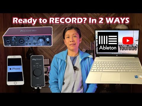 Видео: Focusrite на телефон с Ableton Live (DAW), iRig Stream и песнями караоке на YouTube — настройка з...
