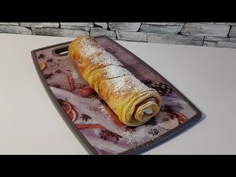 Видео: Финский блинчик с творожной начинкой ☺️