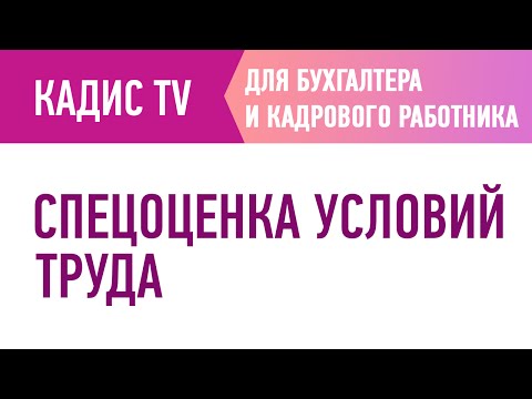 Видео: Спецоценка условий труда