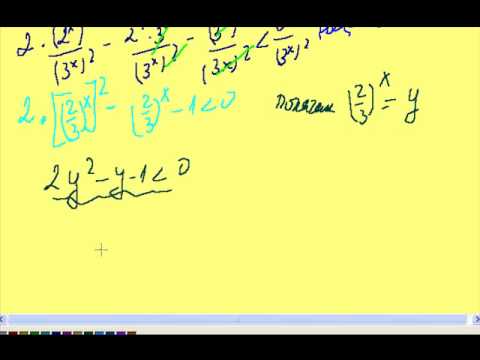 Видео: Показателно неравенство 1