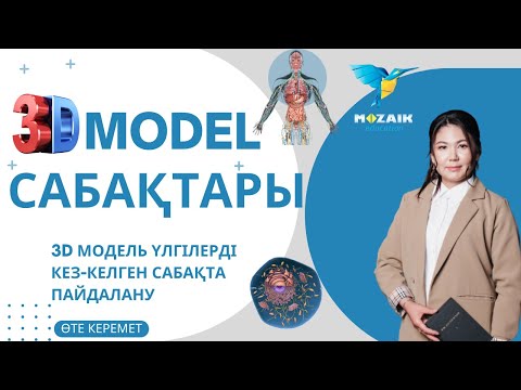 Видео: 3D үлгілерді қолдану арқылы сабақты қызықты өткізу