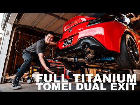 Видео: ЛУЧШИЙ ТИТАНОВЫЙ ВЫХЛОП! Катбэк Tomei DUAL Exit для GR86/BRZ