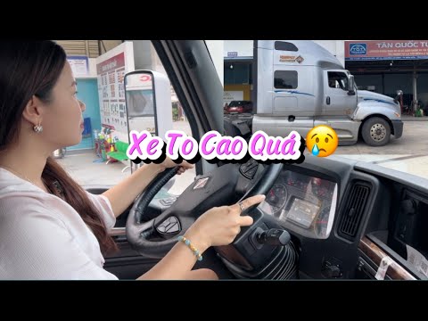 Видео: Суонг впервые осмелился сесть за руль американского тягача #xedaukeomy