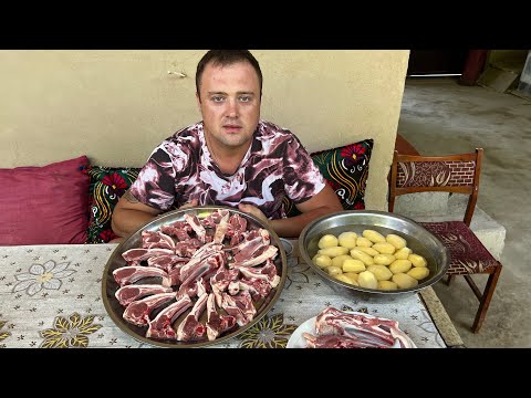 Видео: Просто Картошка и Мясо,но его хочется всегда!!!!Узбекский Казан Кебаб!