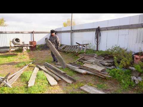 Видео: Строю грядки до первого сибирского снега