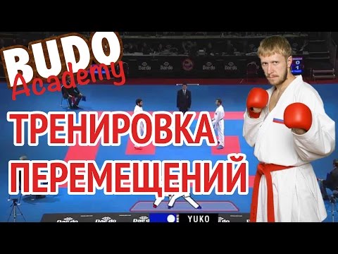 Видео: Перемещения в спортивном каратэ. Денис Клюев
