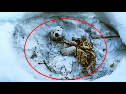 Видео: Резвясь в снегу, девушки обнаружили вмерзшее в лед тело...