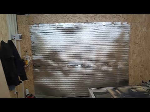 Видео: Дешёвая и тёплая штора в гараж за 500р + испытания