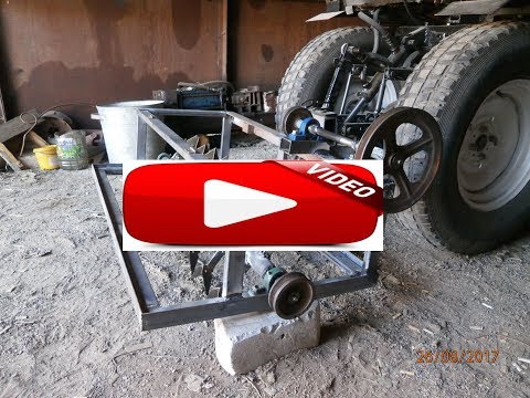 Видео: самодельный мульчер-ботворез для мототрактора 3 часть